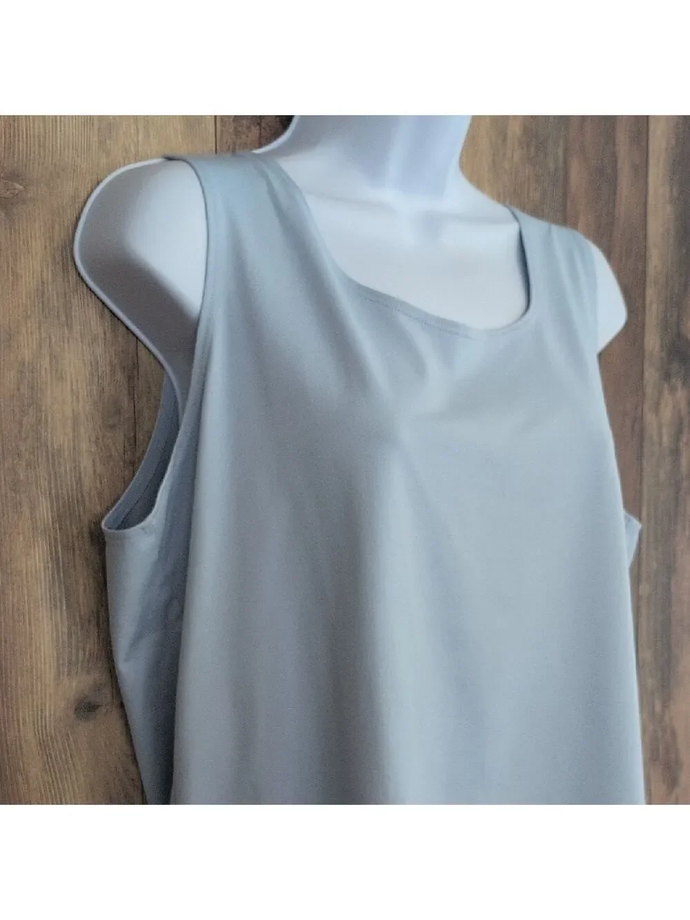 Chico's Soft Blue Camisole Stretch Tank Top Size 3/L                       -809T